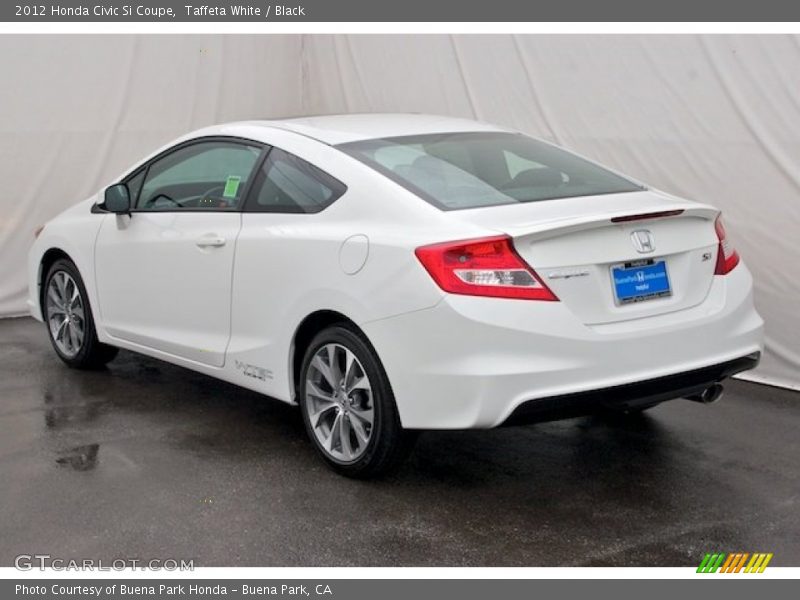 Taffeta White / Black 2012 Honda Civic Si Coupe