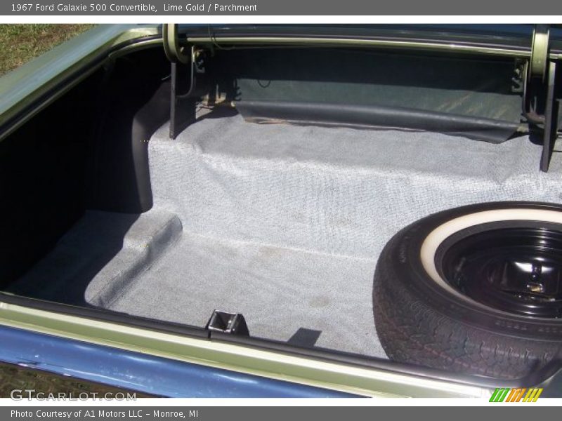  1967 Galaxie 500 Convertible Trunk