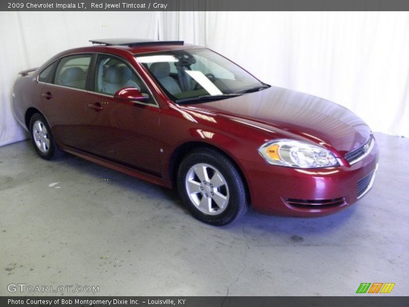 Red Jewel Tintcoat / Gray 2009 Chevrolet Impala LT
