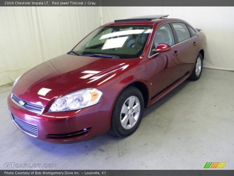Red Jewel Tintcoat / Gray 2009 Chevrolet Impala LT
