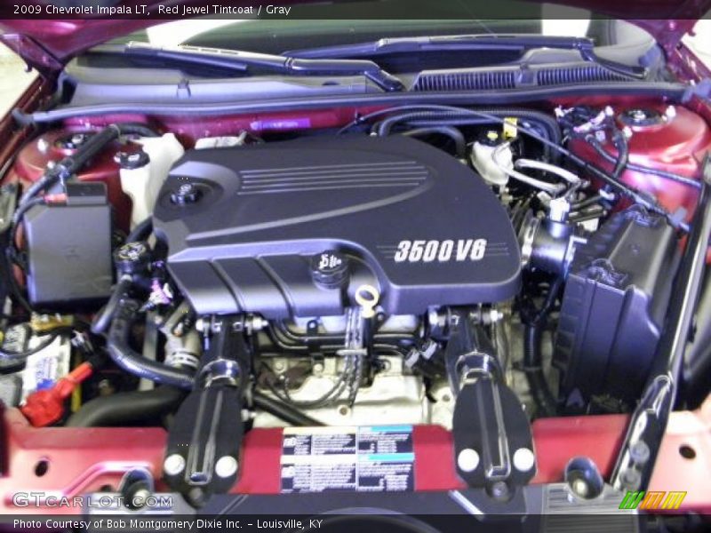 Red Jewel Tintcoat / Gray 2009 Chevrolet Impala LT