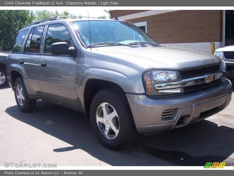 Graystone Metallic / Light Gray 2006 Chevrolet TrailBlazer LS 4x4