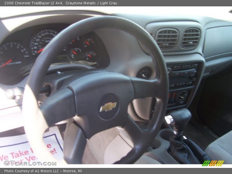 Graystone Metallic / Light Gray 2006 Chevrolet TrailBlazer LS 4x4