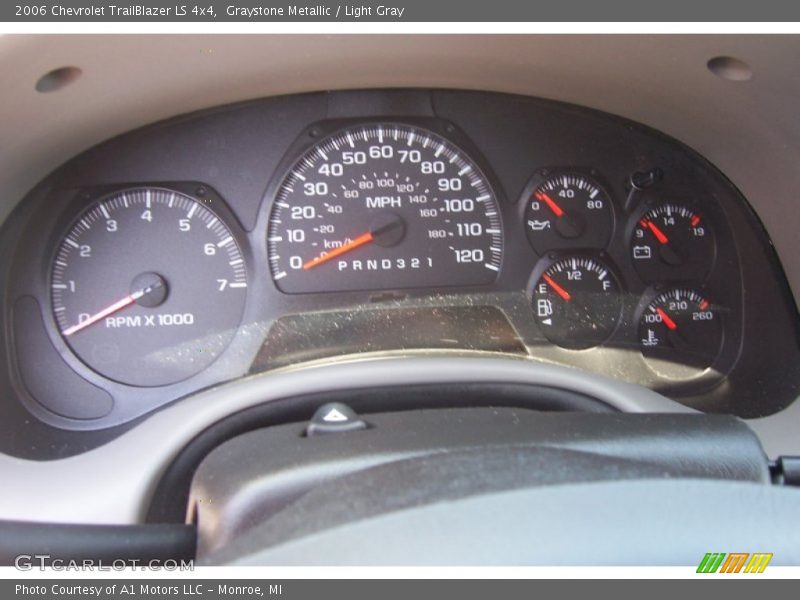 Graystone Metallic / Light Gray 2006 Chevrolet TrailBlazer LS 4x4