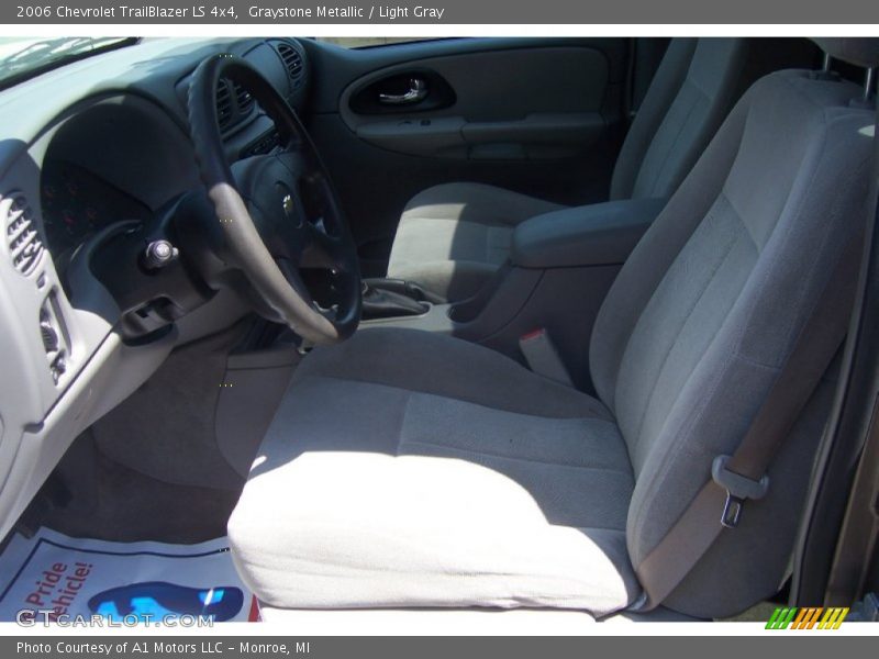 Graystone Metallic / Light Gray 2006 Chevrolet TrailBlazer LS 4x4