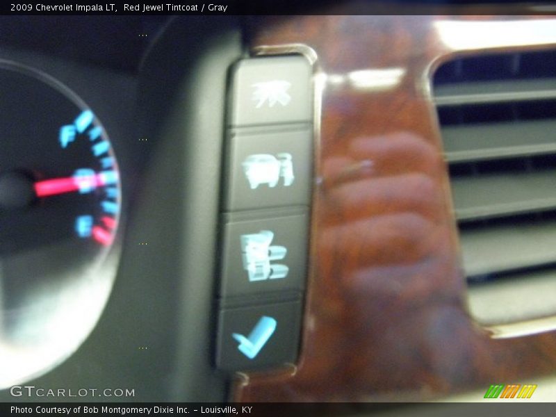 Red Jewel Tintcoat / Gray 2009 Chevrolet Impala LT