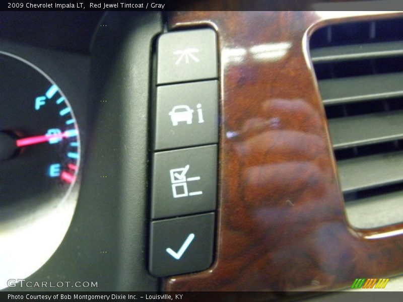 Red Jewel Tintcoat / Gray 2009 Chevrolet Impala LT