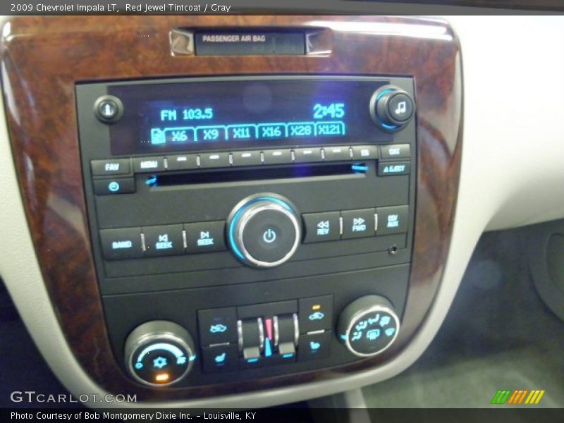 Red Jewel Tintcoat / Gray 2009 Chevrolet Impala LT