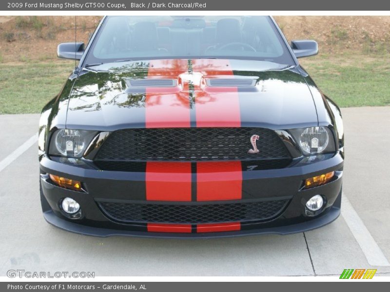 Black / Dark Charcoal/Red 2009 Ford Mustang Shelby GT500 Coupe