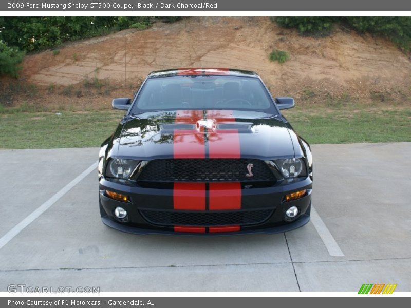 Black / Dark Charcoal/Red 2009 Ford Mustang Shelby GT500 Coupe