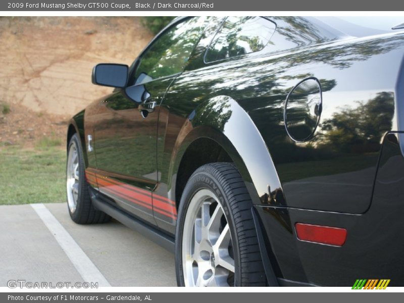 Black / Dark Charcoal/Red 2009 Ford Mustang Shelby GT500 Coupe