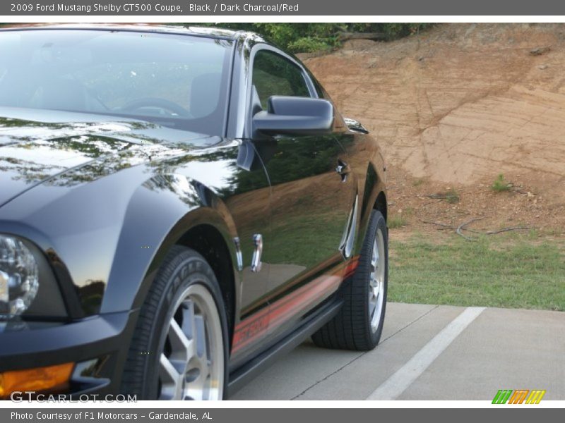 Black / Dark Charcoal/Red 2009 Ford Mustang Shelby GT500 Coupe