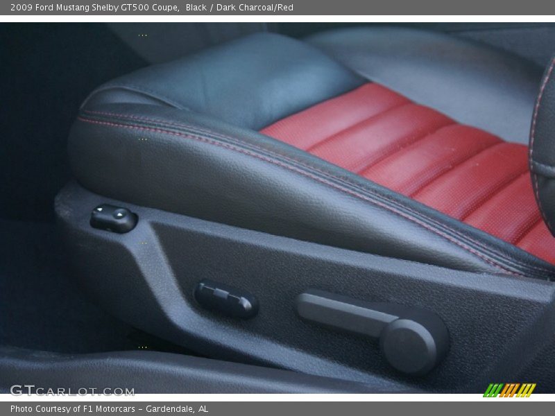 Black / Dark Charcoal/Red 2009 Ford Mustang Shelby GT500 Coupe