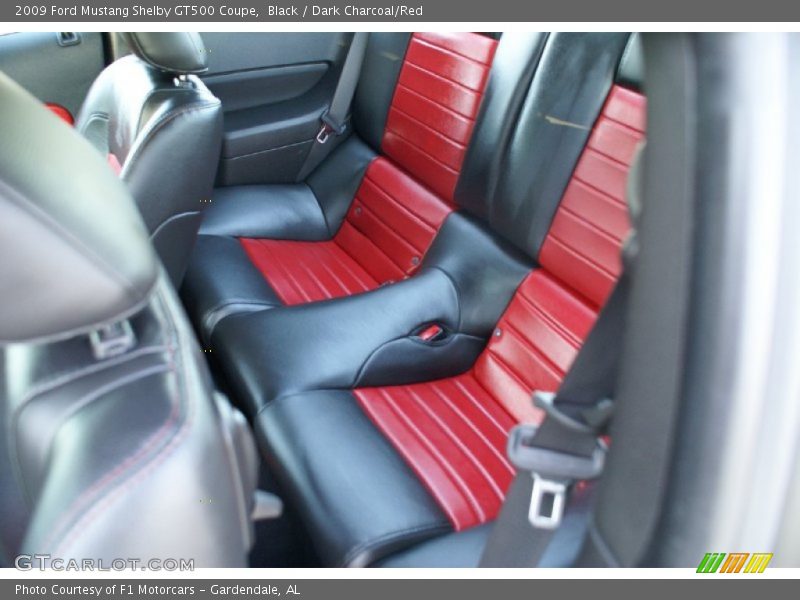Black / Dark Charcoal/Red 2009 Ford Mustang Shelby GT500 Coupe