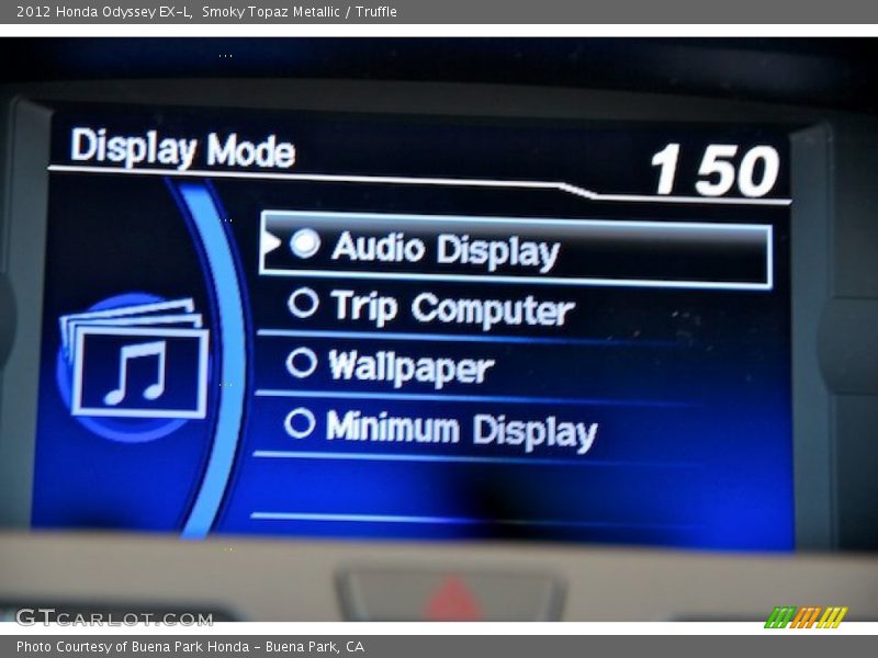 Smoky Topaz Metallic / Truffle 2012 Honda Odyssey EX-L