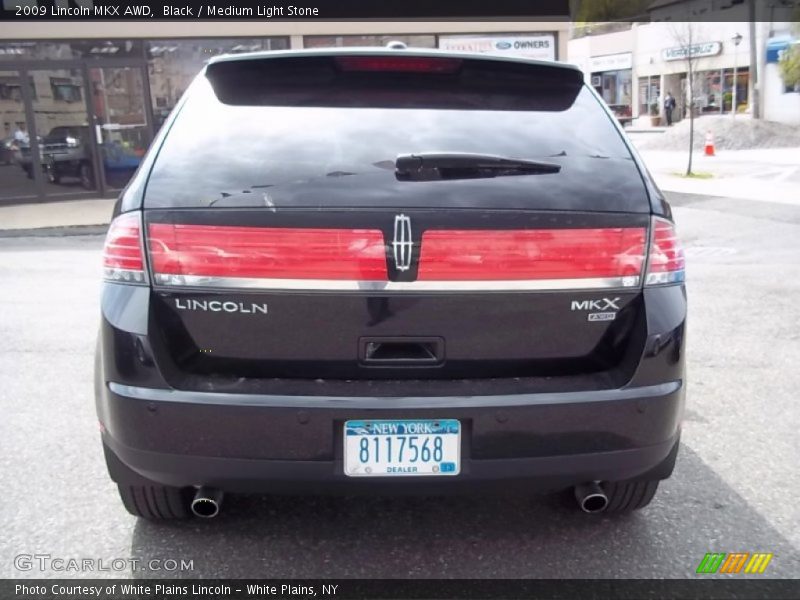 Black / Medium Light Stone 2009 Lincoln MKX AWD
