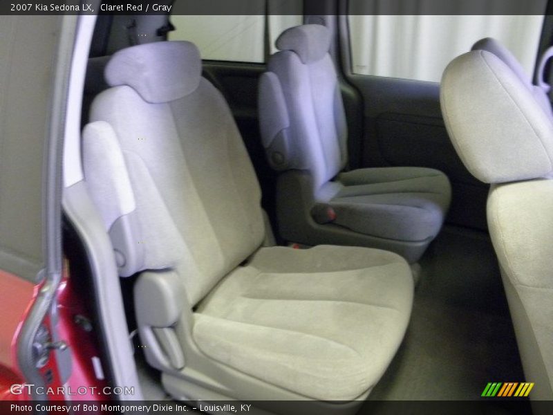 Claret Red / Gray 2007 Kia Sedona LX