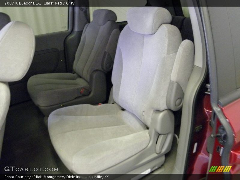 Claret Red / Gray 2007 Kia Sedona LX