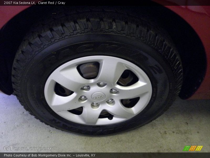 Claret Red / Gray 2007 Kia Sedona LX