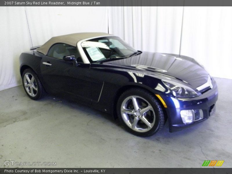Midnight Blue / Tan 2007 Saturn Sky Red Line Roadster