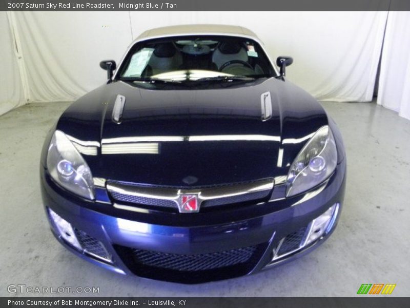 Midnight Blue / Tan 2007 Saturn Sky Red Line Roadster