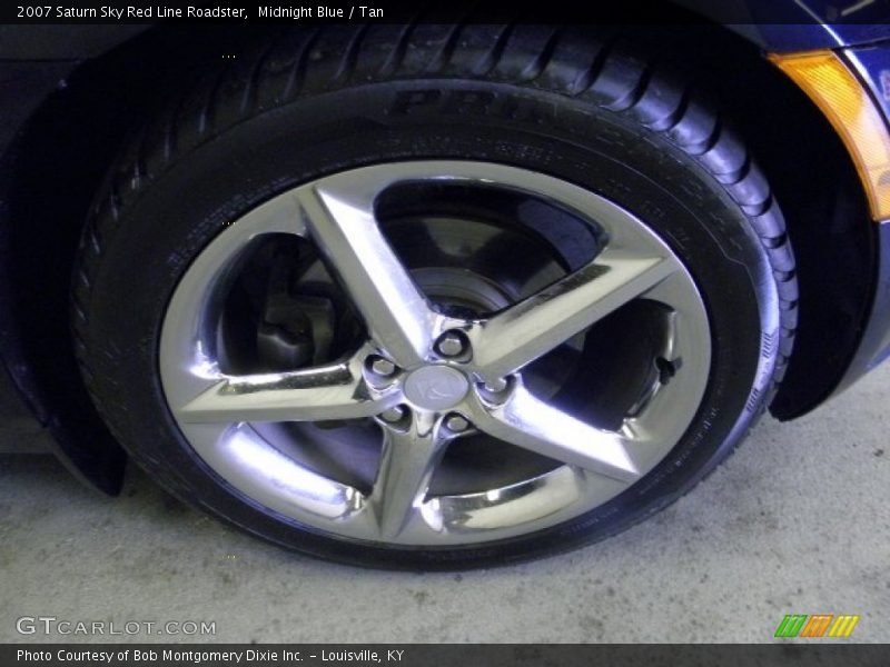 Midnight Blue / Tan 2007 Saturn Sky Red Line Roadster