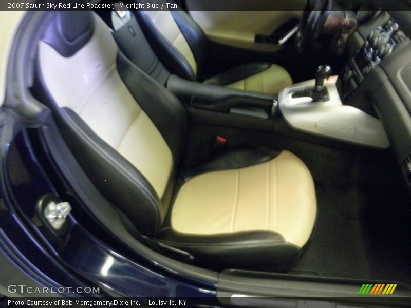 Midnight Blue / Tan 2007 Saturn Sky Red Line Roadster