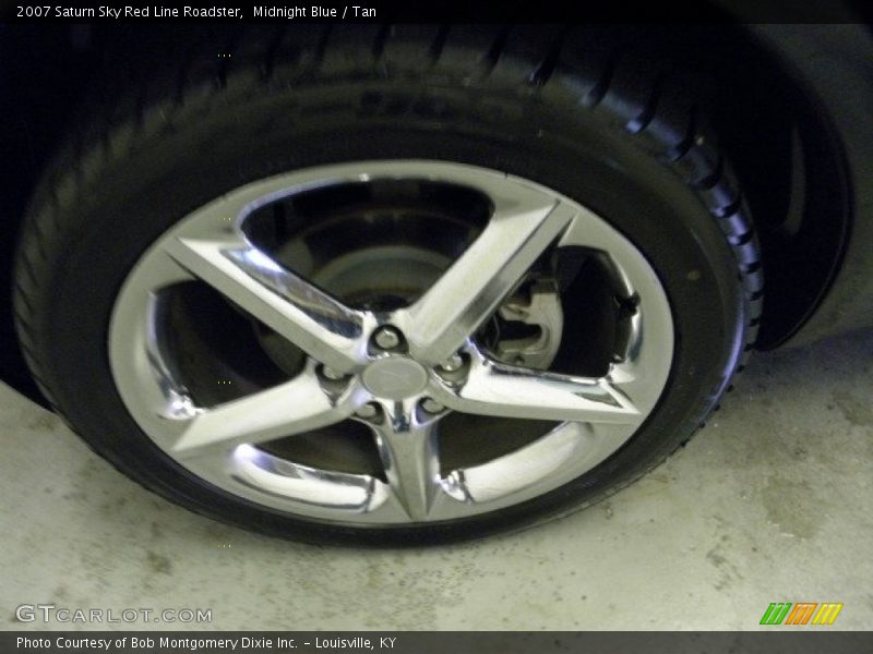 Midnight Blue / Tan 2007 Saturn Sky Red Line Roadster