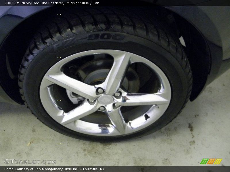 Midnight Blue / Tan 2007 Saturn Sky Red Line Roadster