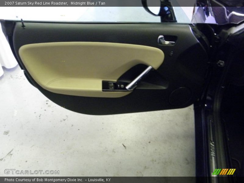 Midnight Blue / Tan 2007 Saturn Sky Red Line Roadster