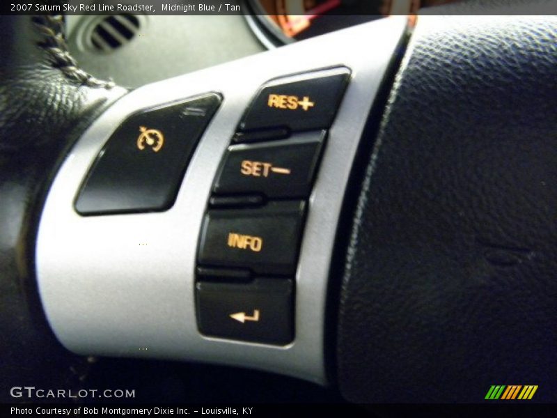 Midnight Blue / Tan 2007 Saturn Sky Red Line Roadster