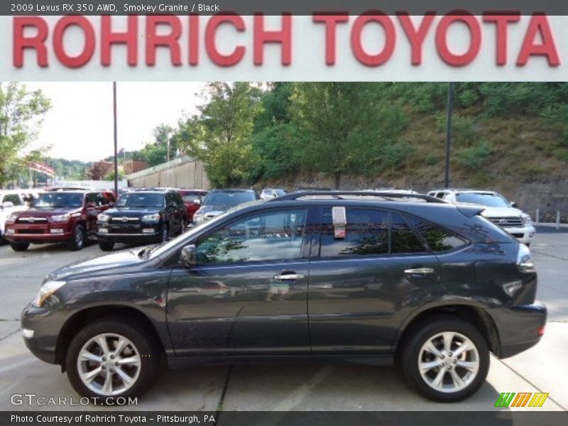 Smokey Granite / Black 2009 Lexus RX 350 AWD
