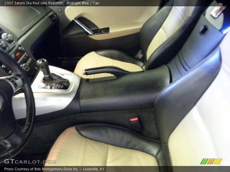 Midnight Blue / Tan 2007 Saturn Sky Red Line Roadster
