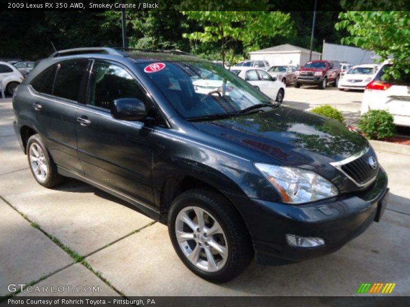 Smokey Granite / Black 2009 Lexus RX 350 AWD