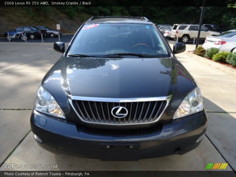 Smokey Granite / Black 2009 Lexus RX 350 AWD