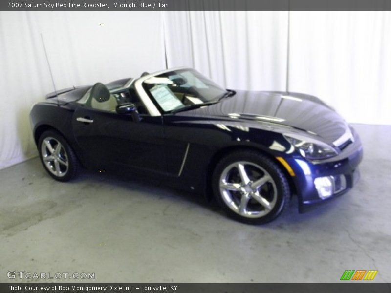 Midnight Blue / Tan 2007 Saturn Sky Red Line Roadster
