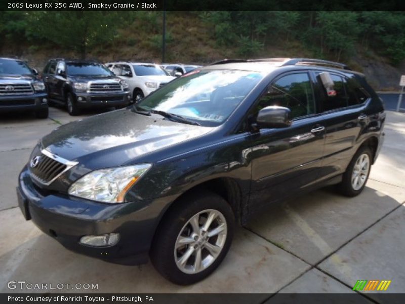 Smokey Granite / Black 2009 Lexus RX 350 AWD