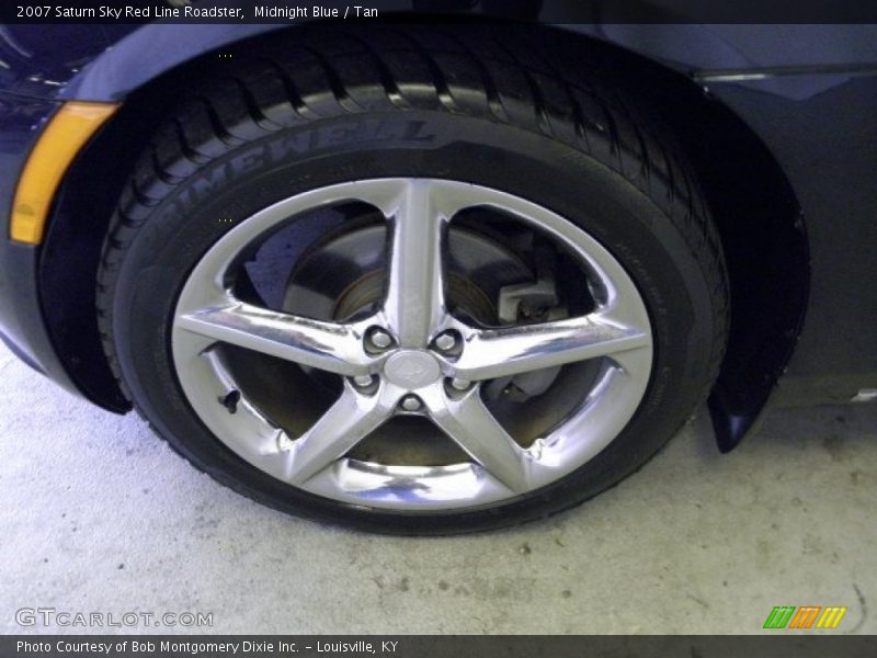 Midnight Blue / Tan 2007 Saturn Sky Red Line Roadster