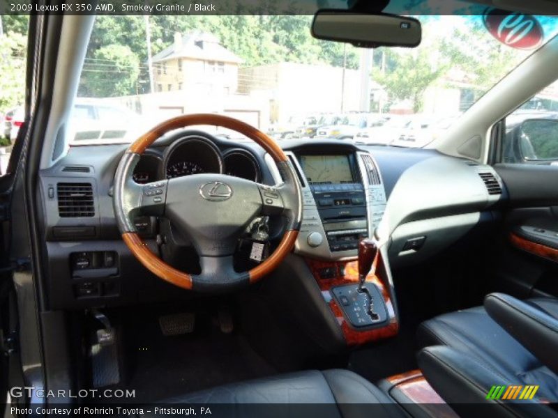 Smokey Granite / Black 2009 Lexus RX 350 AWD