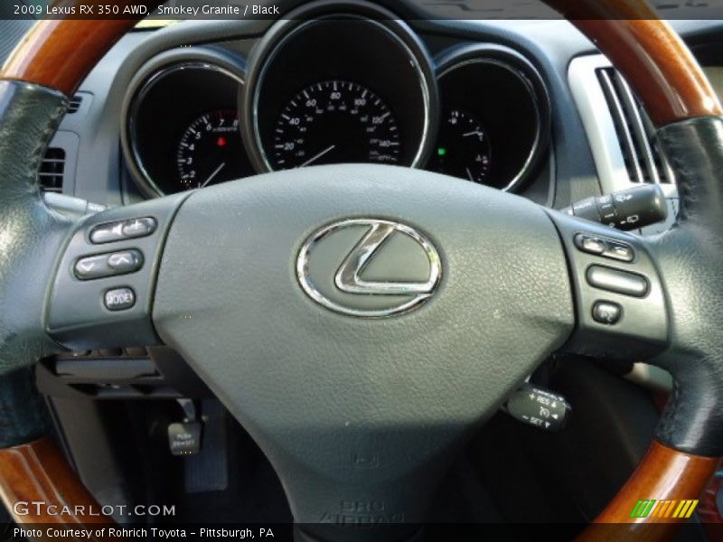 Smokey Granite / Black 2009 Lexus RX 350 AWD