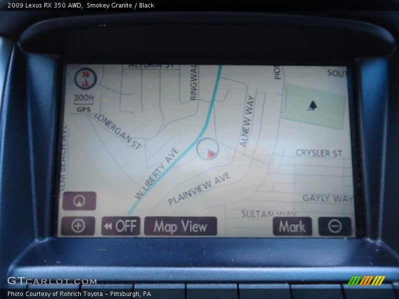 Smokey Granite / Black 2009 Lexus RX 350 AWD