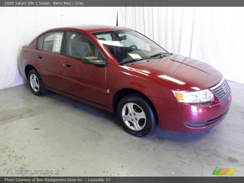 Berry Red / Gray 2005 Saturn ION 1 Sedan