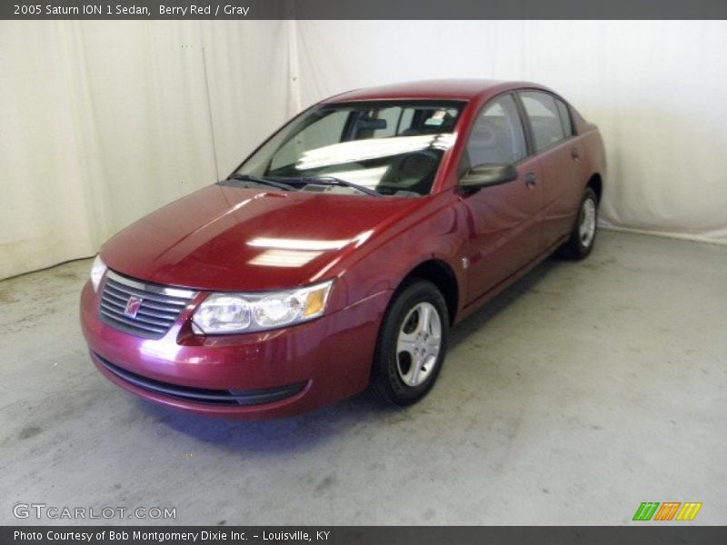 Berry Red / Gray 2005 Saturn ION 1 Sedan