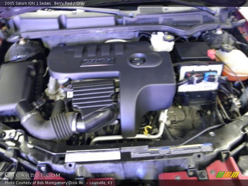 Berry Red / Gray 2005 Saturn ION 1 Sedan