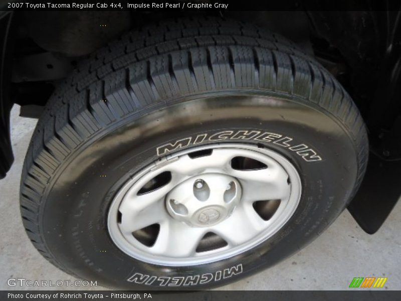 Impulse Red Pearl / Graphite Gray 2007 Toyota Tacoma Regular Cab 4x4