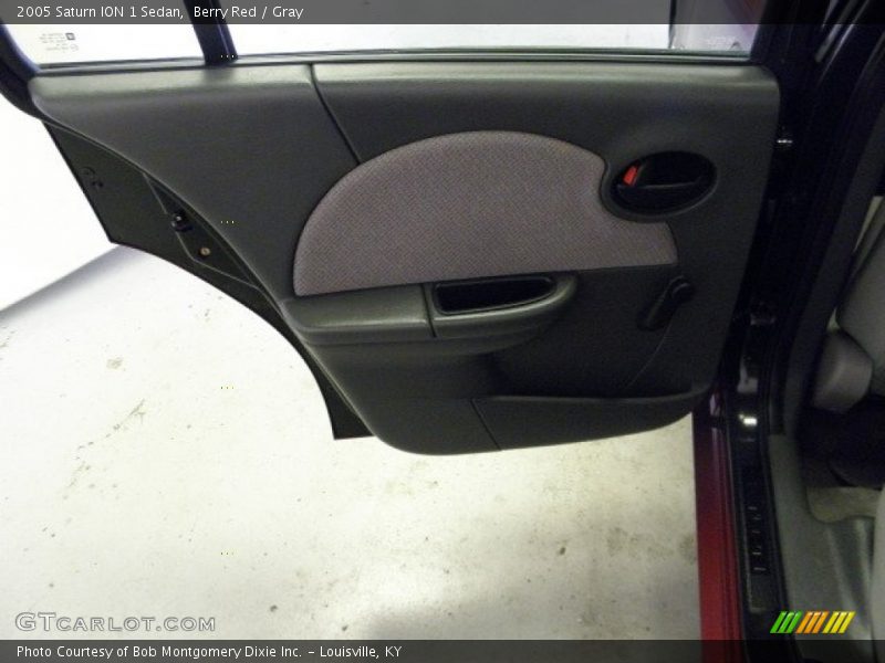 Berry Red / Gray 2005 Saturn ION 1 Sedan