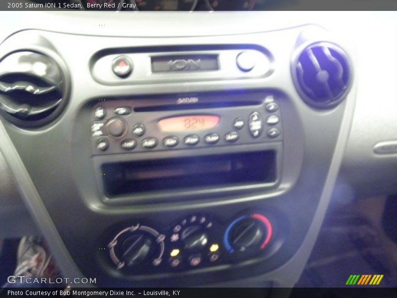 Berry Red / Gray 2005 Saturn ION 1 Sedan