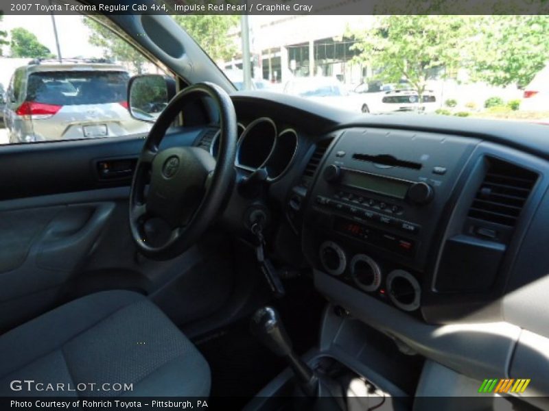 Impulse Red Pearl / Graphite Gray 2007 Toyota Tacoma Regular Cab 4x4