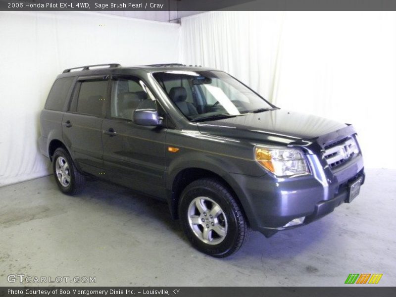 Sage Brush Pearl / Gray 2006 Honda Pilot EX-L 4WD