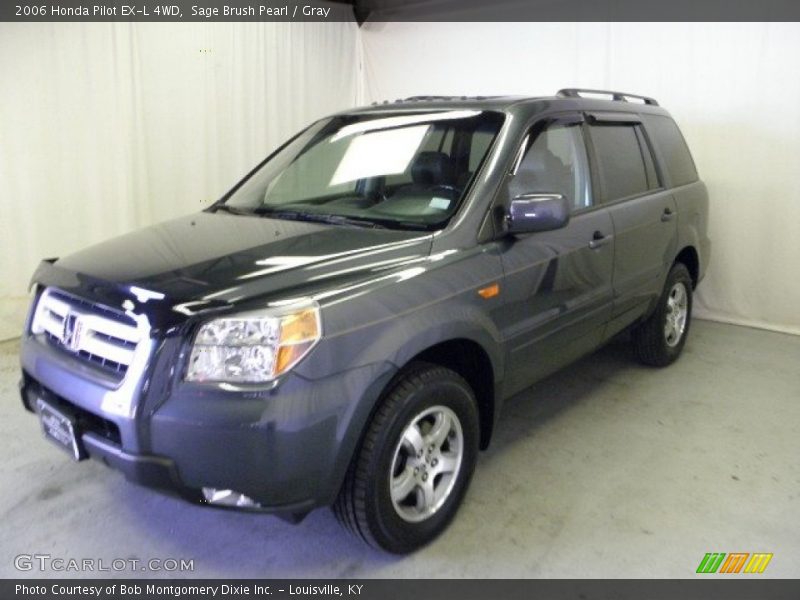 Sage Brush Pearl / Gray 2006 Honda Pilot EX-L 4WD